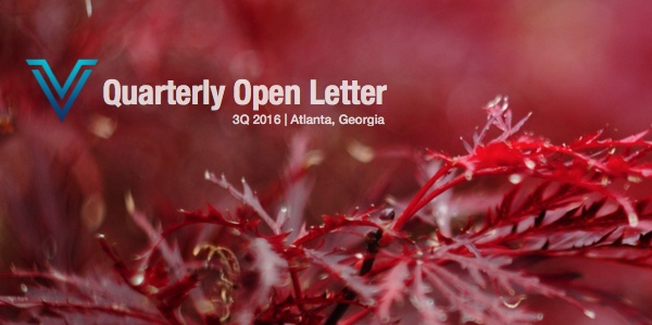 3rd Quarter Open Letter